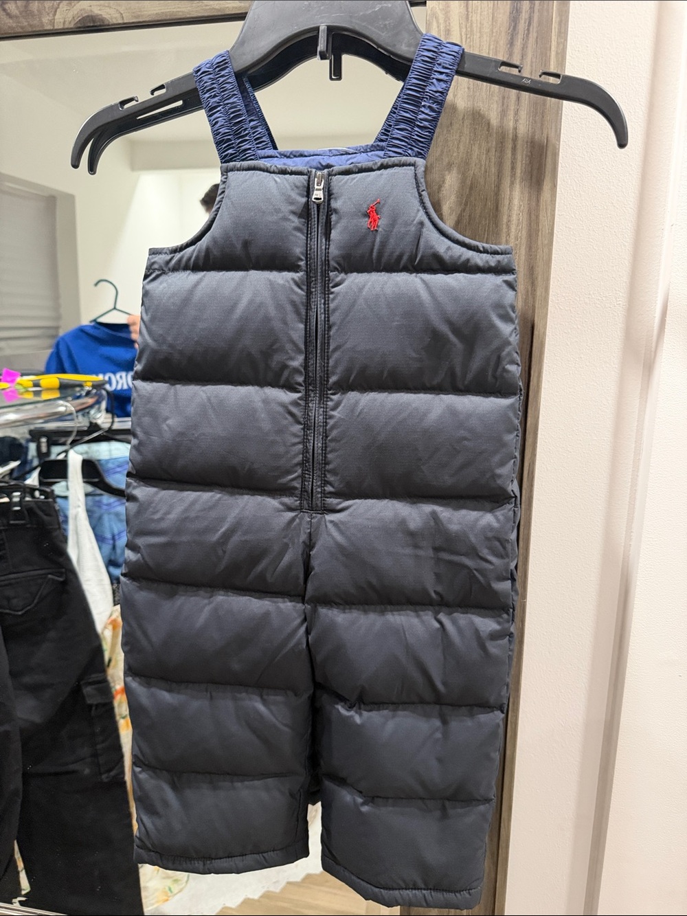 Ralph Lauren Baby Puffer Overalls NWT